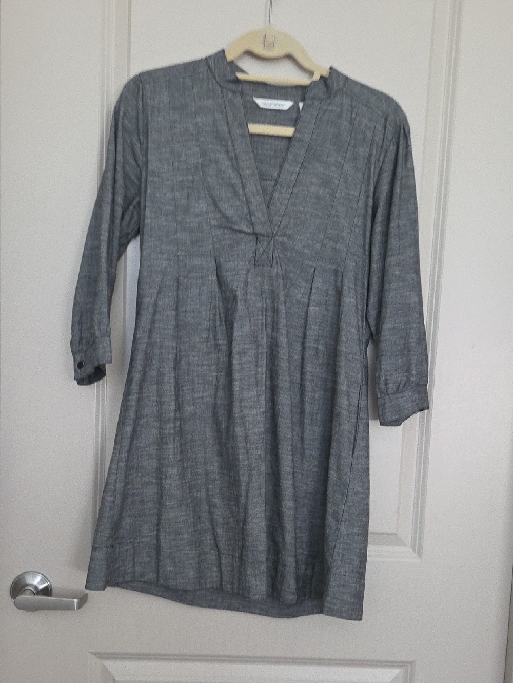 Derek Heart Heather Gray V-Neck Tunic